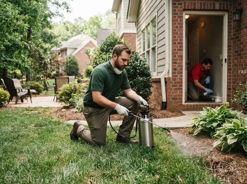 Fleas and Ticks Lawn & Interior Eradication in Cary, NC